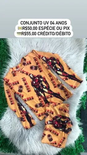 Conjunto uv infantil
