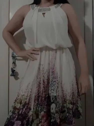 Vestido estampado M