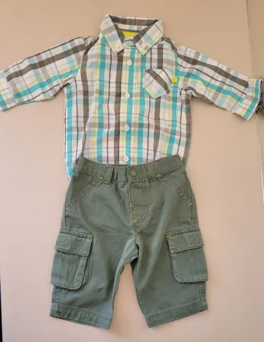 Conjunto bory e bermuda Carter's 