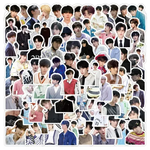 Kit 100 Adesivos de Trendz Tnt - Autocolantes Pcs Peças Unidades K-Pop Kpop