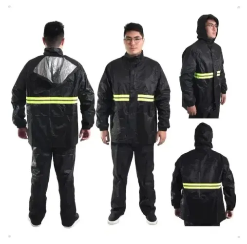 Capa para chuva tamanhos M, G, GG com 2 camadas proteção top motoboy