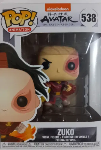 Funko Pop Animation - Avatar Zuko #538 (Flame Punch)<br> Novo e Lacrado