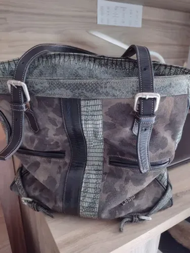 ABAIXOU Linda Bolsa de couro legítimo argentino