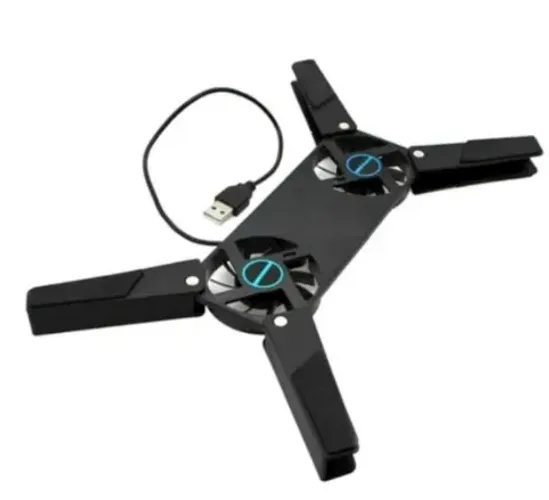 Suporte Base Notebook Com Cooler (2 Ventiladores) De Ventilação (z358)