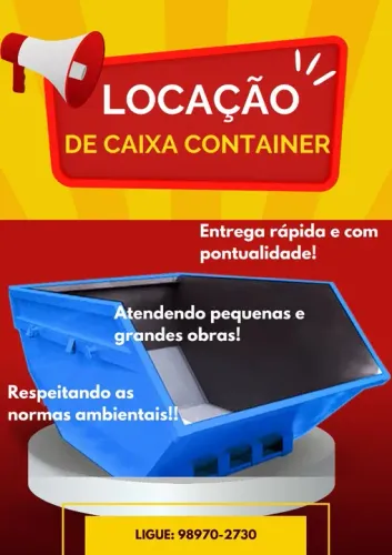 Locação de caixa container 