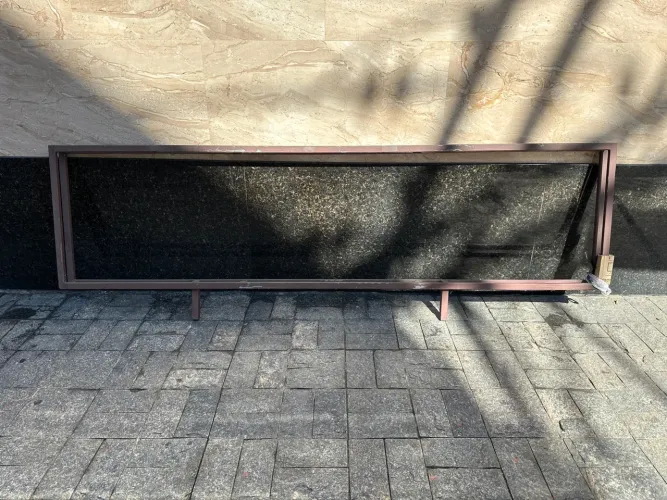 Estrutura metalon para placa 