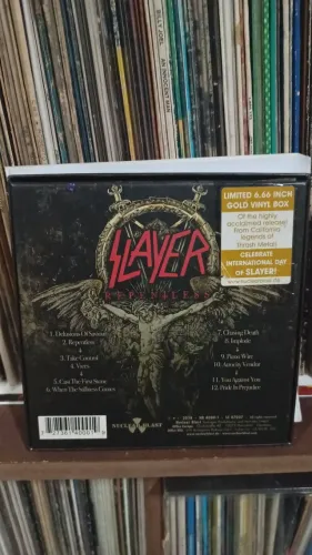 Slayer Box com 6 Compactos de vinil GOLD raro