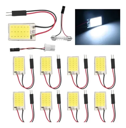 Placa Super Led Cob 16 Chips T10 Torpedo