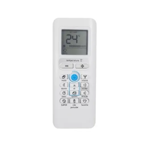 CONTROLE DE AR CONDICIONADO MIDEA MECO COM VISOR LCD LELONG LE-7073