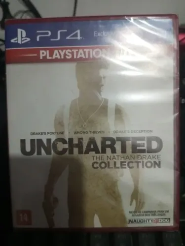 Uncharted The Nathan Drake collection jogo Playstation 4 game PS4 lacrado