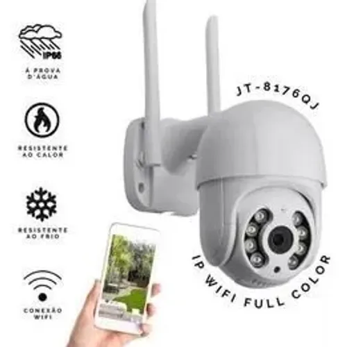 Câmera Ip De Segurança Inteligente Hd Jortan Ipc360 Wifi