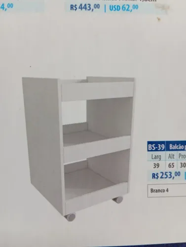 Balcão para esmalte