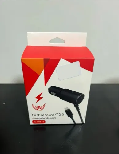 Carregador Veicular TurboPower 25<br><br>USB TIPO C