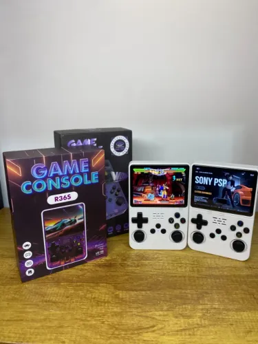 CONSOLE PORTÁTIL R36S - 16.000 JOGOS INCLUSOS TELA IPS 3.5 + BRINDE"!