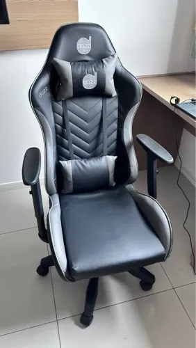 CADEIRA GAMER ELITE PRO PRETO E CINZA