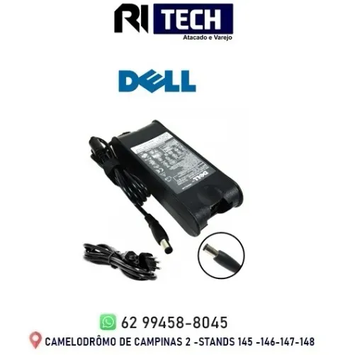 Fonte Carregador Notebook Dell Vostro Inspiron 90W 19.5V 4.62A Dell G Pino Grosso