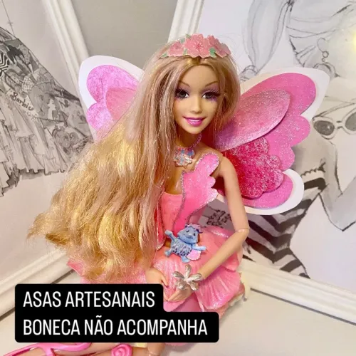 Asas Barbie Elina Fairytopia Fada do Campo - versão boneca