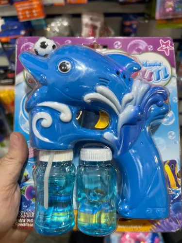 Lançador de Bolhas Musical - Golfinho Divertido