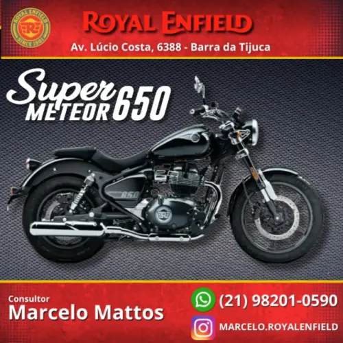 Super Meteor 650 2026 0KM Astral Black - Consultor Marcelo Mattos