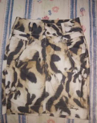 Saia Estampada Animal Print