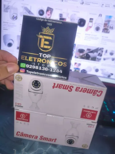 Câmera de segurança bocal wi-fi 