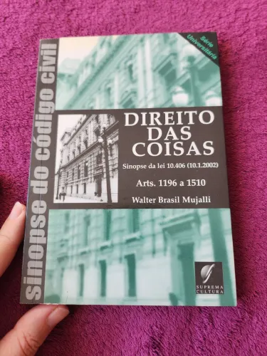 Livro direito das coisas sinopse do código civil 