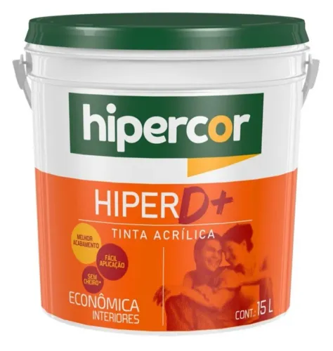 Tinta acrilica hipercor da Iquine 15L apenas R$ 121,50 À vista 