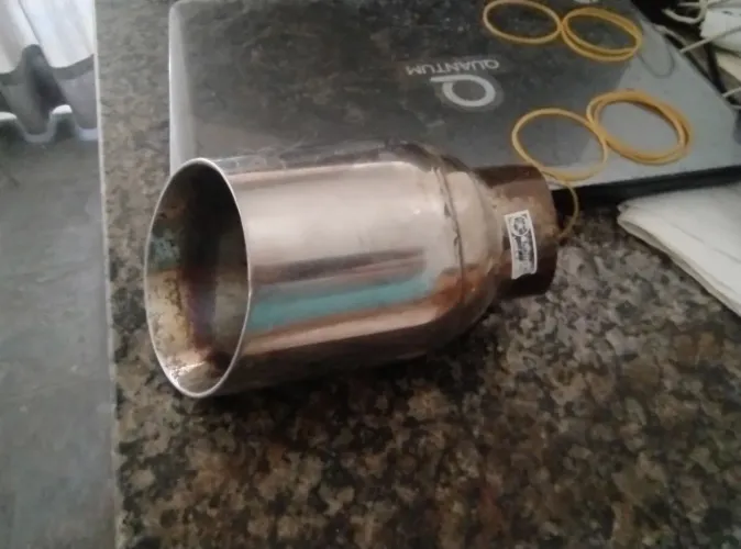 Ponteira de escape inox