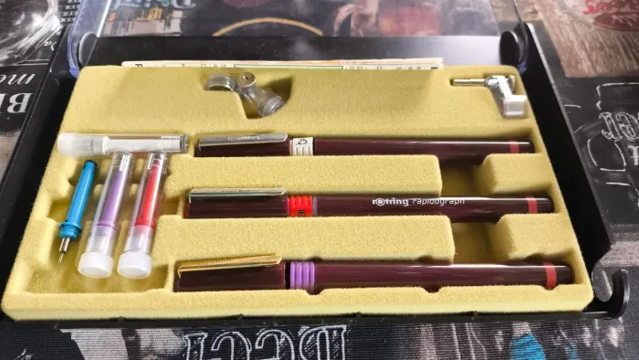 Canetas Rotring Rapidograph Profissionais