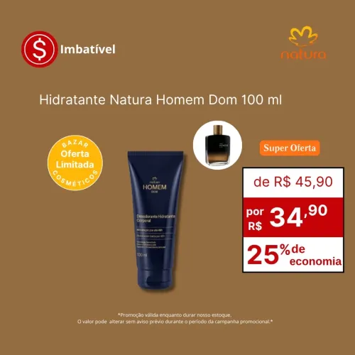 Hidratante Natura Homem Dom 100 ml