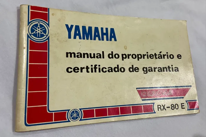 Manual Proprietário Rx Carona 80 Original 