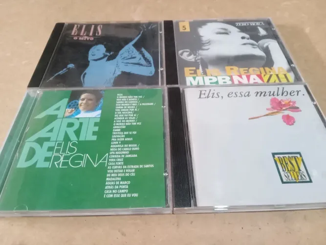 4 cds elis Regina mpb