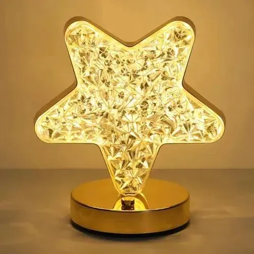 Luminária Luxo Abajur estrela
