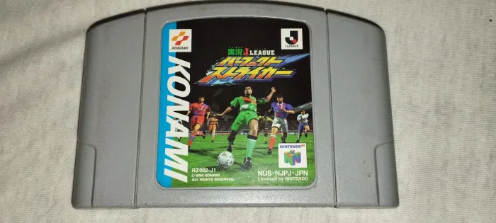 Jogo de Nintendo 64 - J League Pro Soccer - original japonês