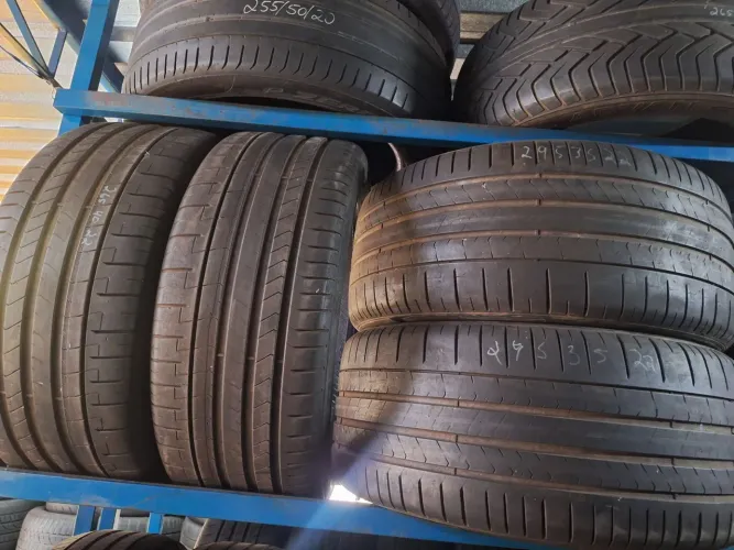 4 pneu 295/35R22 e 265/40R22 Pirelli Pzero 75% vida