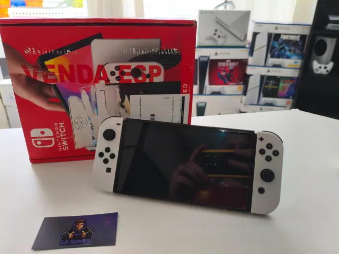 Nintendo switch OLED desbloqueado loja física centro de Jundiaí