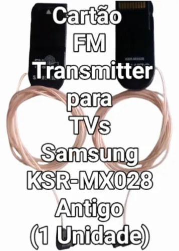 Antena Cartão Fm Transmitter para TVs Samsung KSR-MX028 Antigo