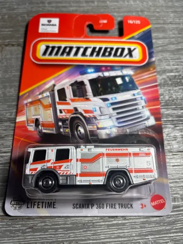 Matchbox- Scania P  360 Fire Truck