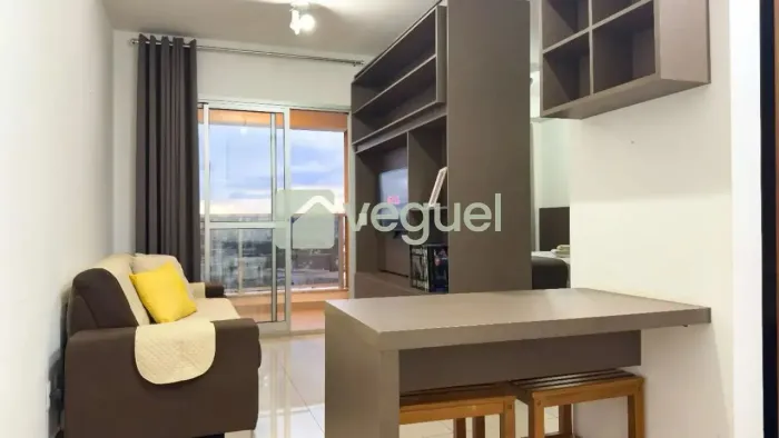 Apartamento mobiliado padrão no Edifício Hub para alugar em Ribeirânia, Ribeirão Preto/SP