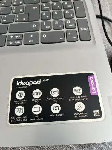 Vendo notebook Lenovo ideapadS145