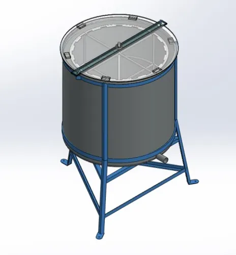 Centrífuga de Mel Motorizada em Aço Inox - 1100 x 700 mm (Diâmetro)