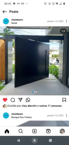 Porta Moderna em ACM 