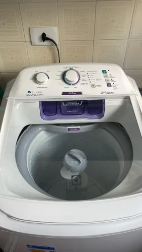 Lavadora Electrolux 10,5kg Turbo Economia Jet&Clean