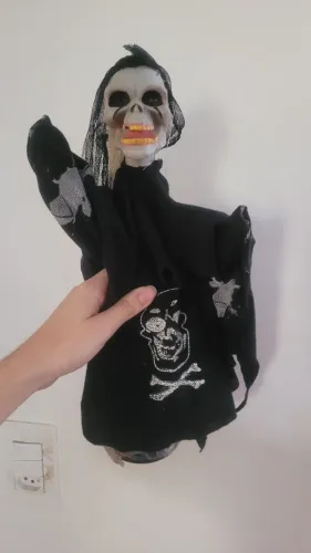 Boneco caveira para halloween