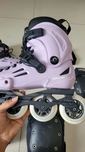 patins hd IN LINE 37 COM ACESSÓRIOS 