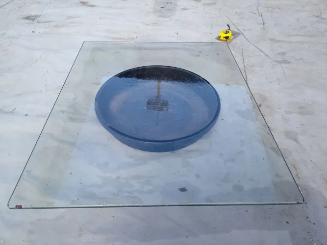 Vidro de mesa