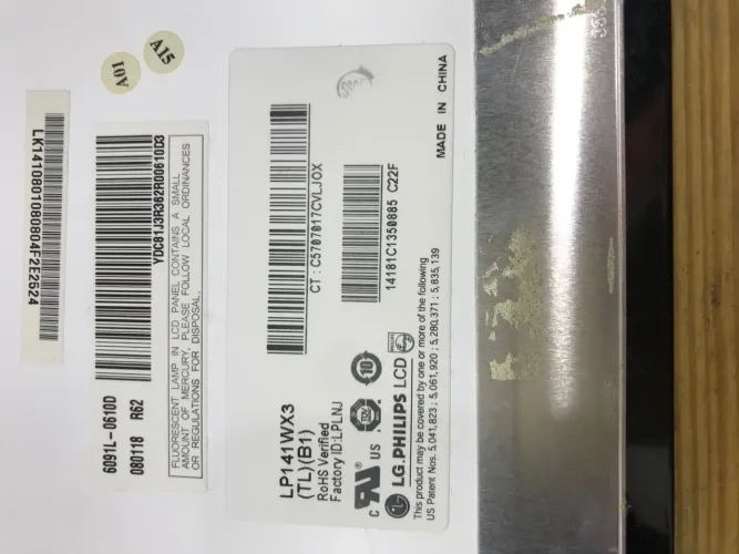 Tela de Notebook LP141WX3 (TL)(B1) - LG Philips