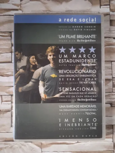 DVD A Rede Social, de David Fincher. Edição Dupla 