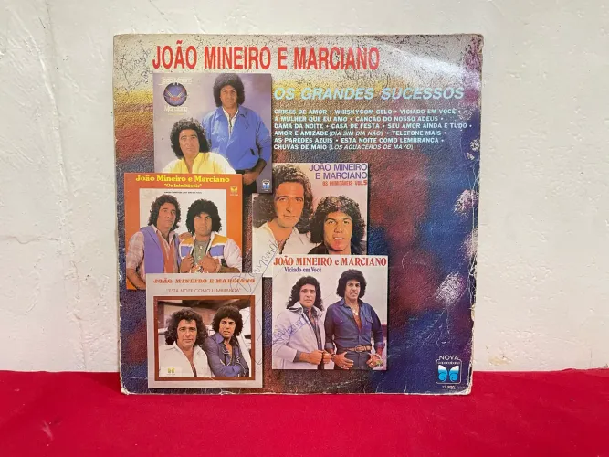 Disco de Vinil João Mineiro e Marciano Os Grandes Sucessos