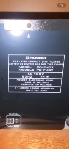 Toca-discos Pioneer PD-F407